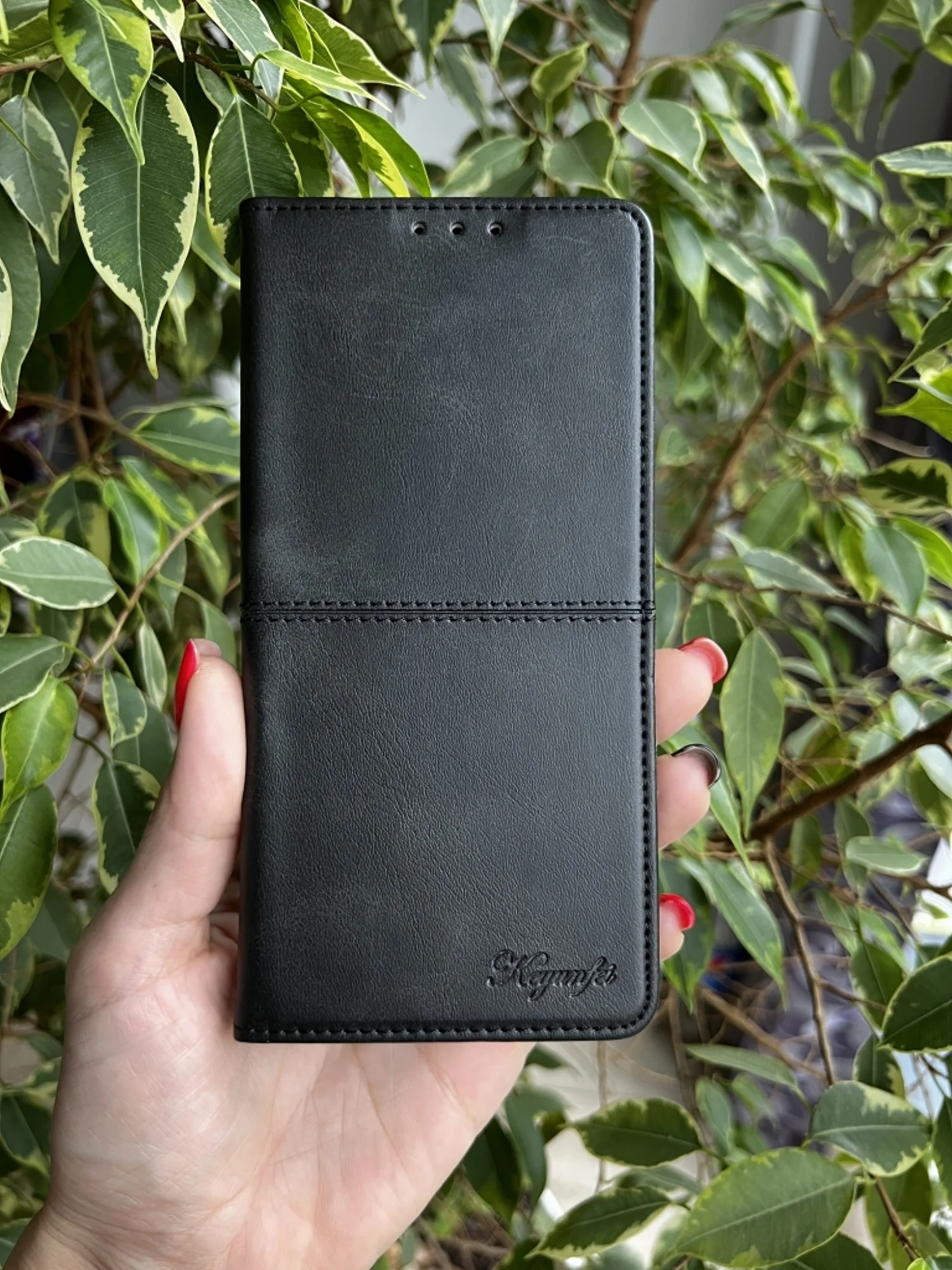 Черный чехол книжка elitcase для Realme C30 и C30s и Narzo 50i Prime