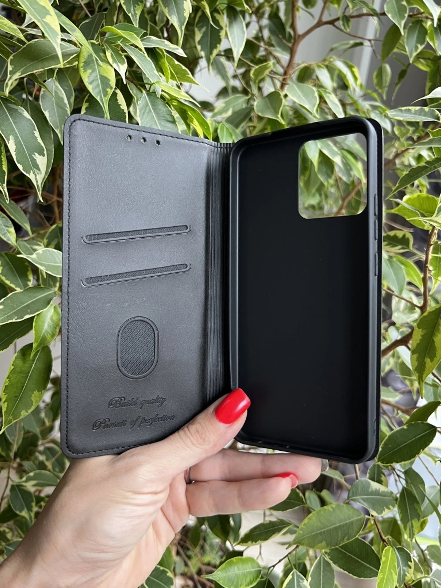 Черный чехол книжка elitcase для Realme C30 и C30s и Narzo 50i Prime