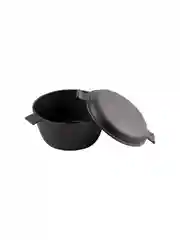 Кастрюля чугунная с крышкой-сковородкой Mallony CC-24/45