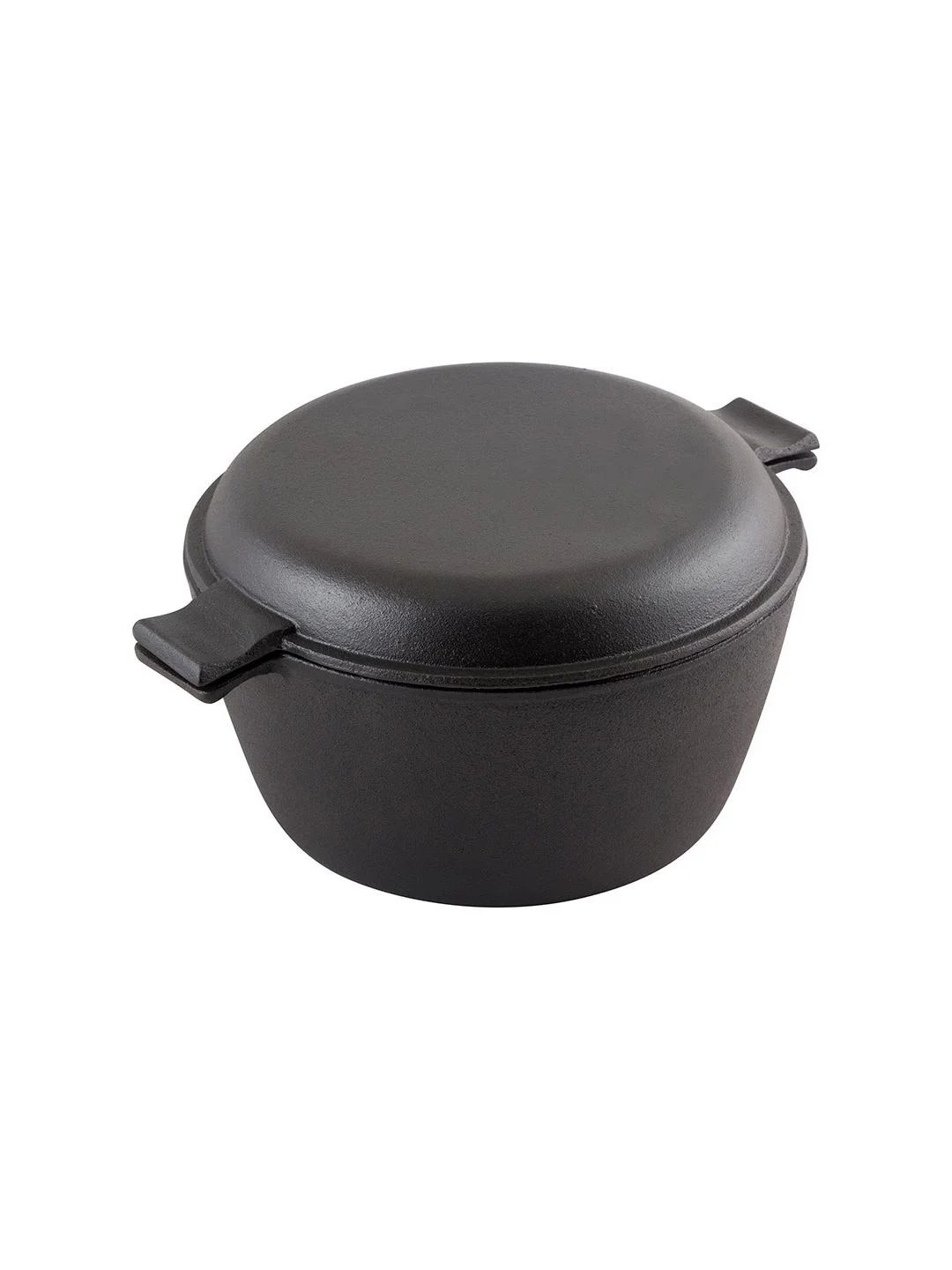 Кастрюля чугунная с крышкой-сковородкой Mallony CC-24/45