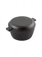 Кастрюля чугунная с крышкой-сковородкой Mallony CC-24/45