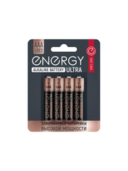 Батарейка алкалиновая Energy Ultra LR03/4B (АAА)