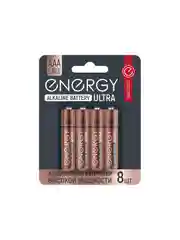 Батарейка алкалиновая Energy Ultra LR03/8B (АAА)