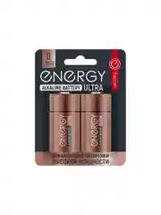 Батарейка алкалиновая Energy Ultra LR20/2B (D)