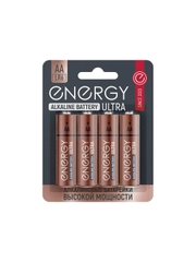 Батарейка алкалиновая Energy Ultra LR6/4B (АА)