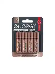 Батарейка алкалиновая Energy Ultra LR6/4B (АА)