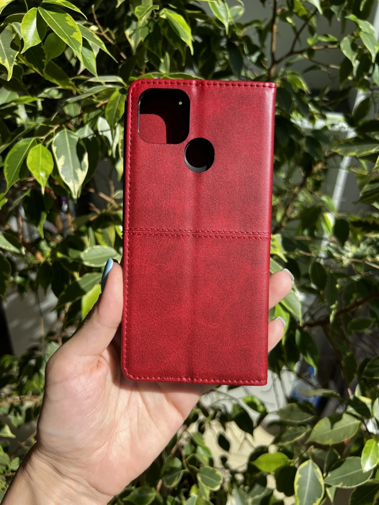 Красный чехол книжка elitcase для Realme C25 и C25s / Реалми С25 и С25s