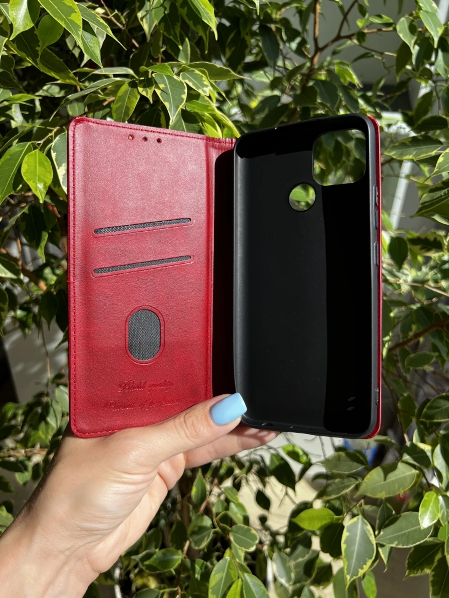 Красный чехол книжка elitcase для Realme C25 и C25s / Реалми С25 и С25s