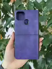 Фиолетовый чехол книжка elitcase для Realme C25 и C25s / Реалми С25 и С25s