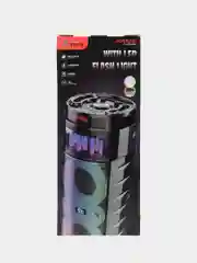 Серый колонка Bluetooth с LED-подсветкой ZQS 30Вт (USB/SD/AUX/FM) + микрофон