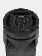 Черный колонка Bluetooth с LED-подсветкой ZQS 30Вт (USB/SD/AUX/FM) + микрофон