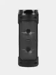 Хром колонка Bluetooth с LED-подсветкой ZQS 30Вт (USB/SD/AUX/FM) + микрофон