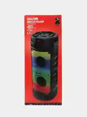 Черный колонка Bluetooth с LED-подсветкой ZQS 30Вт (USB/SD/AUX/FM) + микрофон