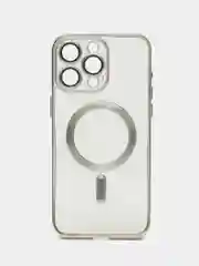 Чехол для iPhone 15Pro, цвет серебро