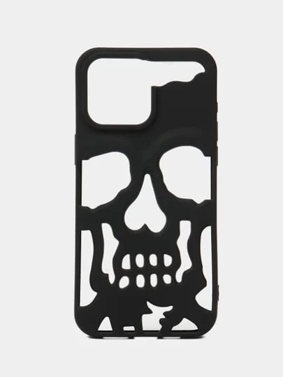 Черный чехол для iPhone15ProMax, тьма