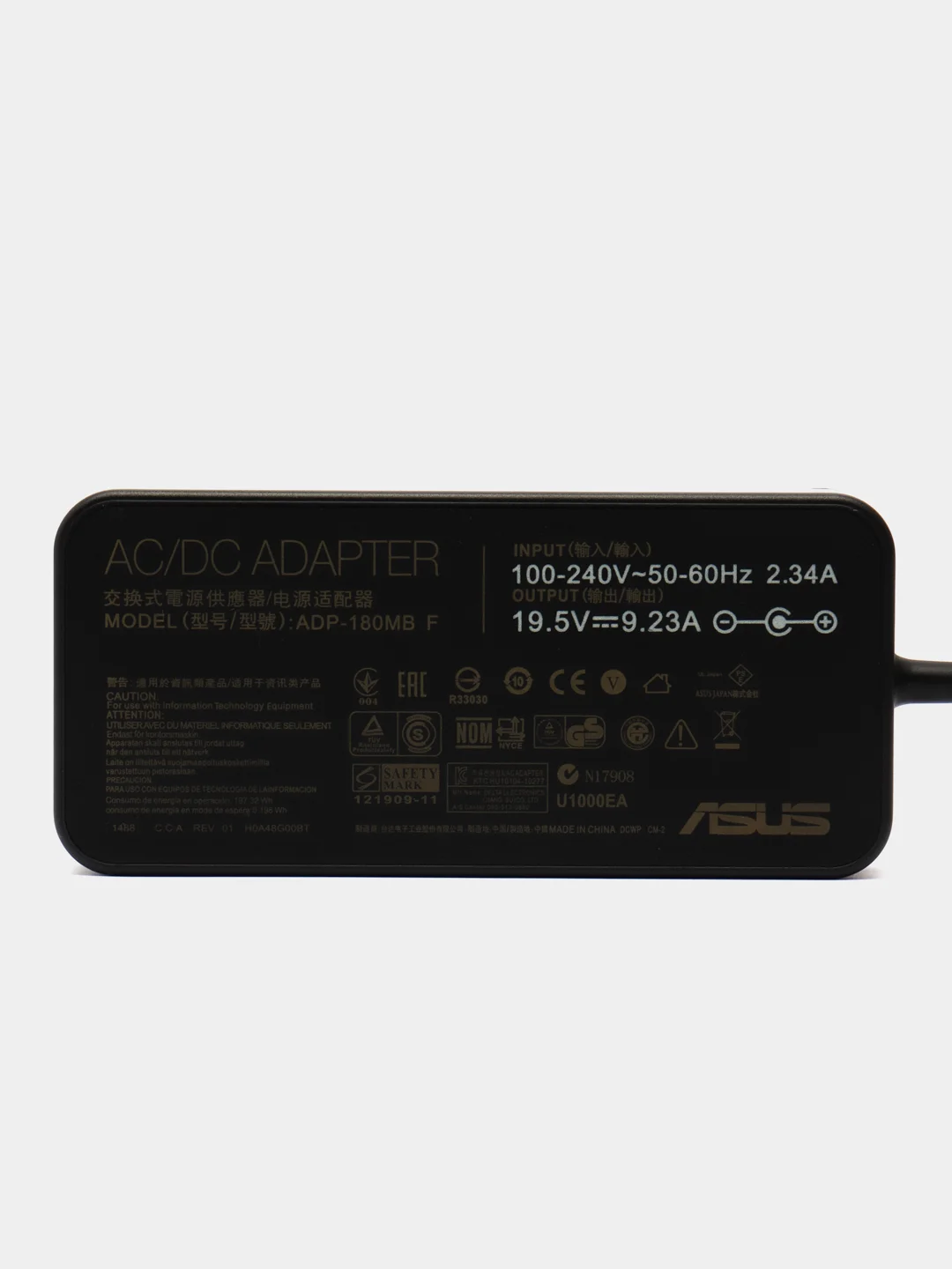 Черный адаптер Asus ADP-180MB F G750JX FX505DT FX705DT 19,5V 9.23A 180W 6.0 x 3.7 мм