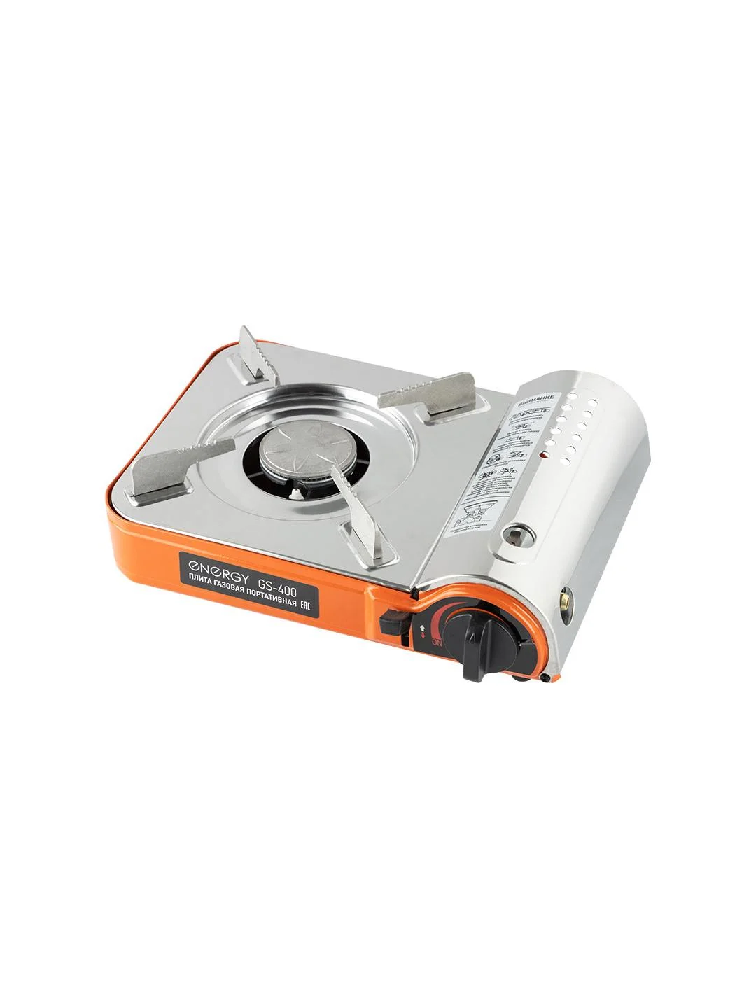 Плита газовая портативная Energy GS-400 (2 типа подключения)