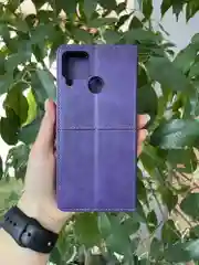 Фиолетовый чехол книжка elitcase для Realme C15 и C25 и C25s / Реалми С15 и С25 и С25s