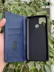 Синий чехол книжка elitcase для Realme C15 и C25 и C25s / Реалми С15 и С25 и С25s