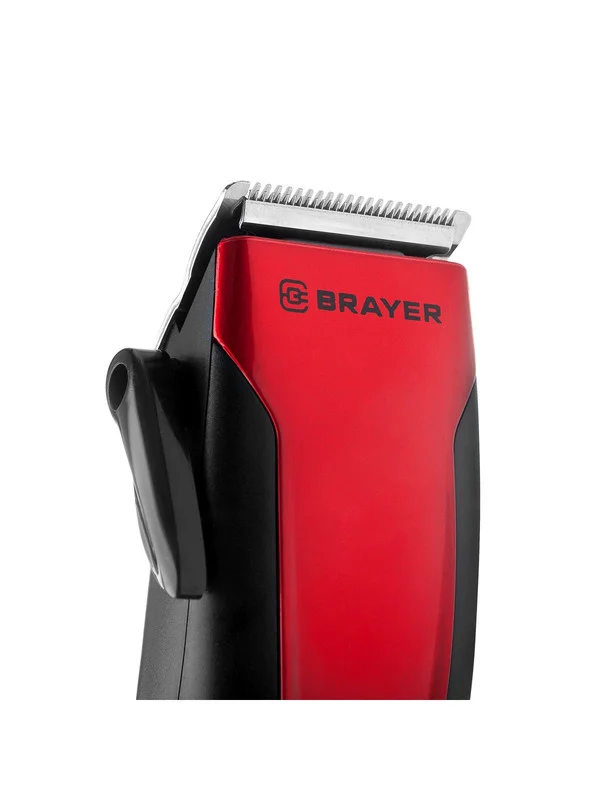 Машинка для стрижки BRAYER BR 3431, сетевая, стальные лезвия, 15 Вт