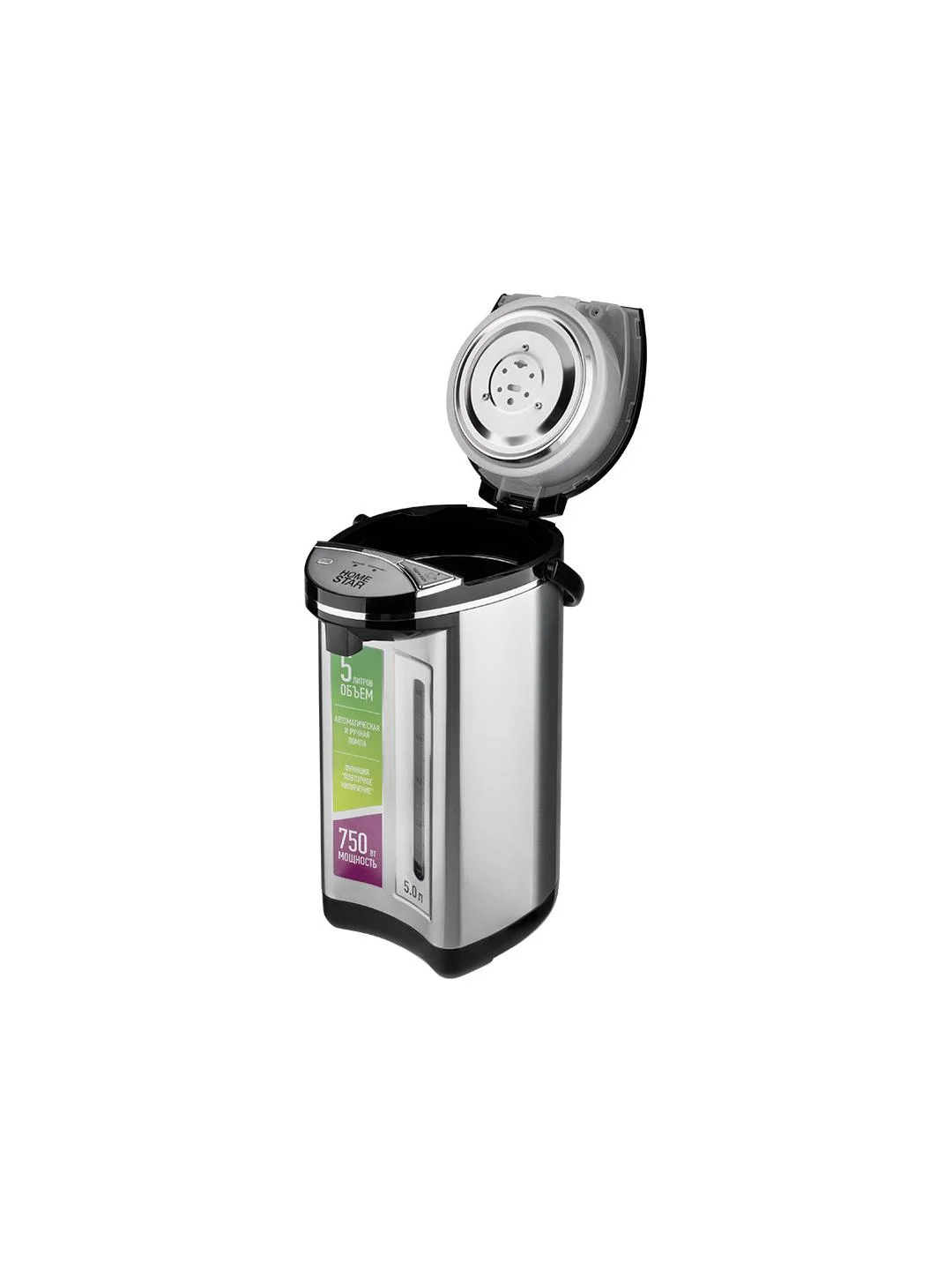 Термопот HomeStar HS-5006 5 л, серебристый