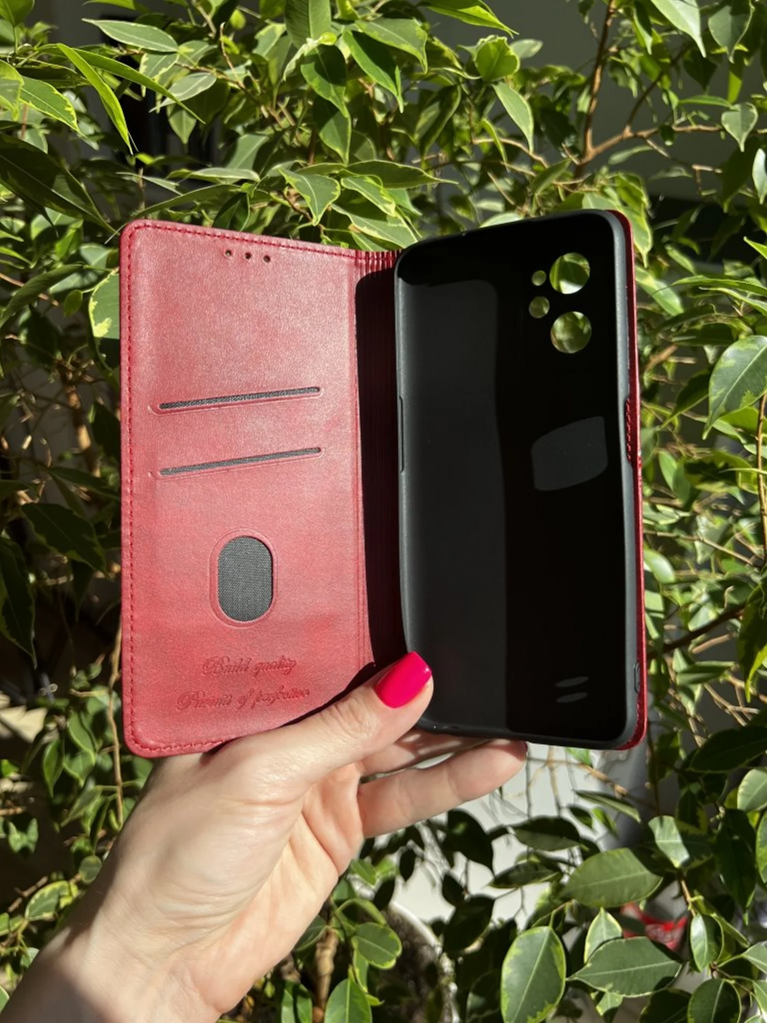 Красный чехол книжка elitcase для Realme 9i 4G / Реалми 9i 4G