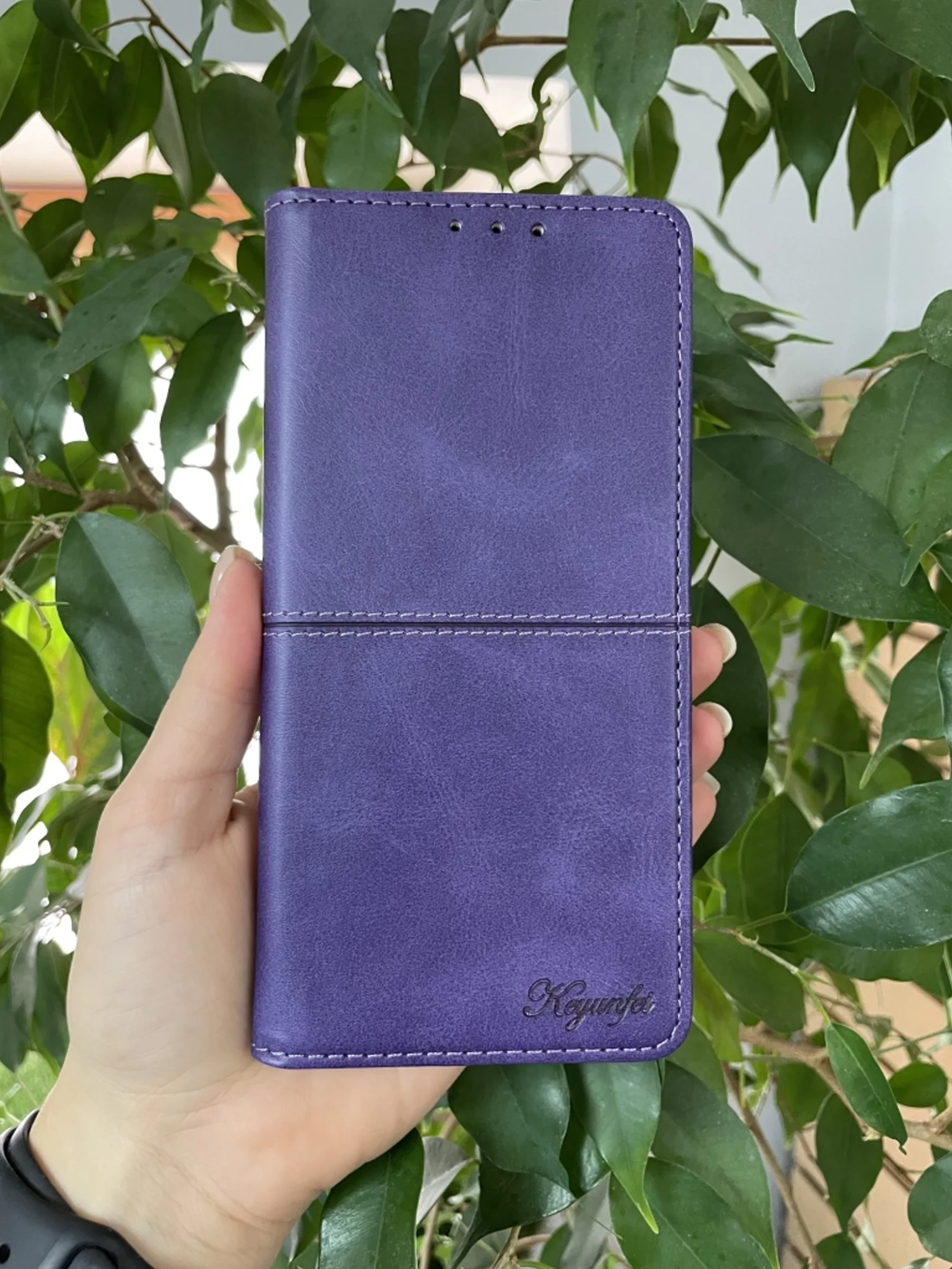 Фиолетовый чехол книжка elitcase для Realme 9i 4G / Реалми 9i 4G