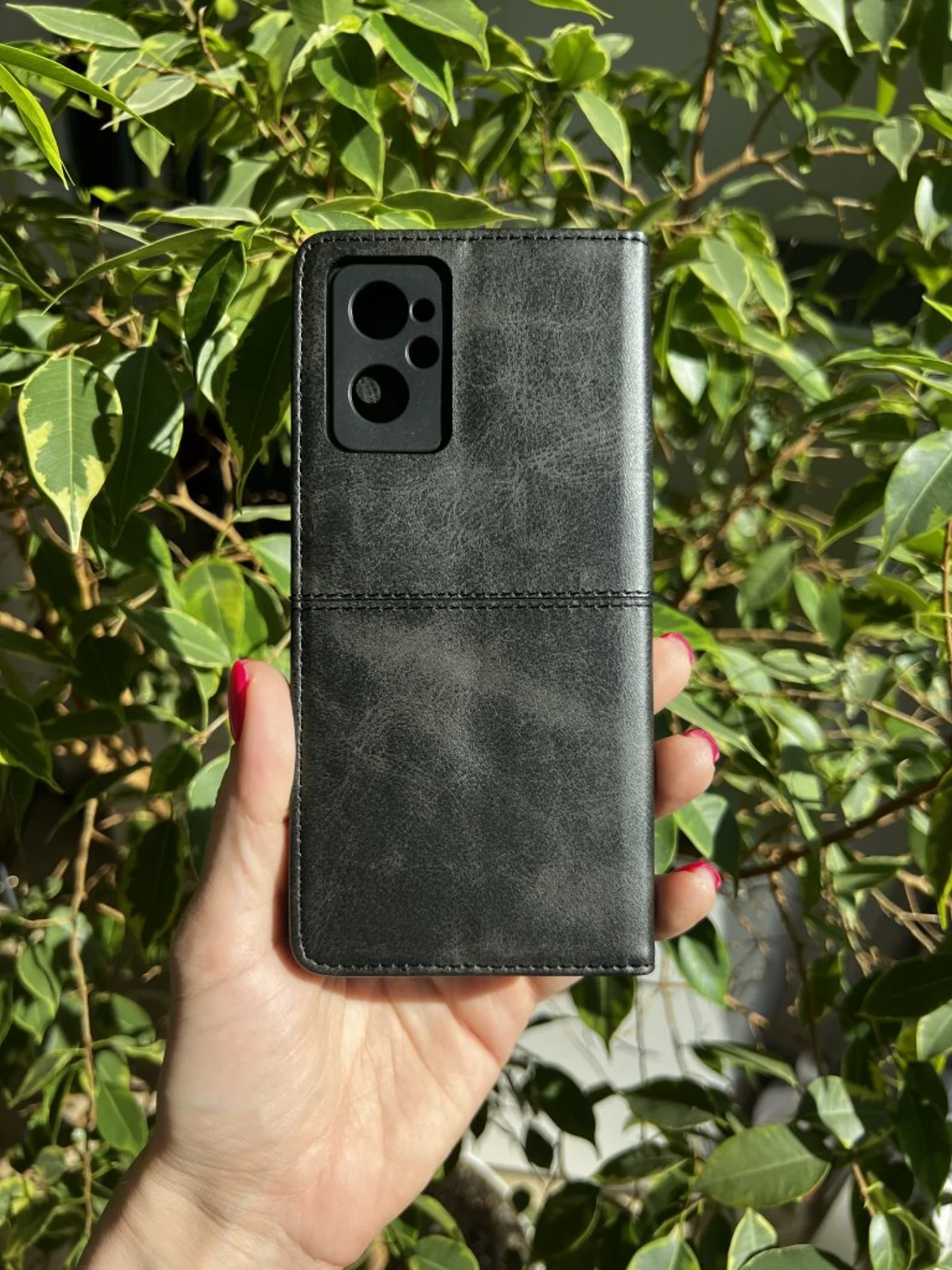 Черный чехол книжка elitcase для Realme 9i 4G / Реалми 9i 4G