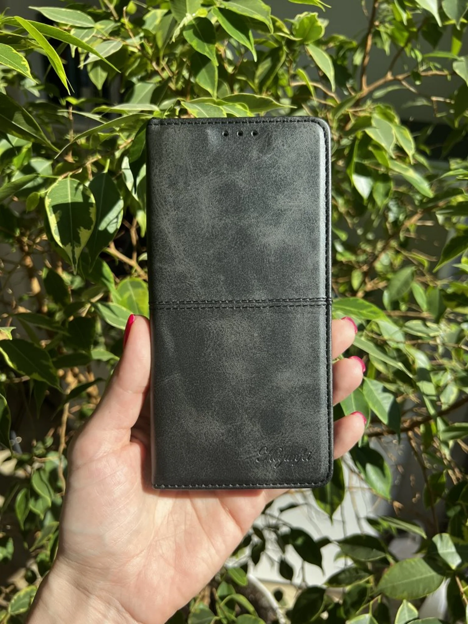 Черный чехол книжка elitcase для Realme 9i 4G / Реалми 9i 4G