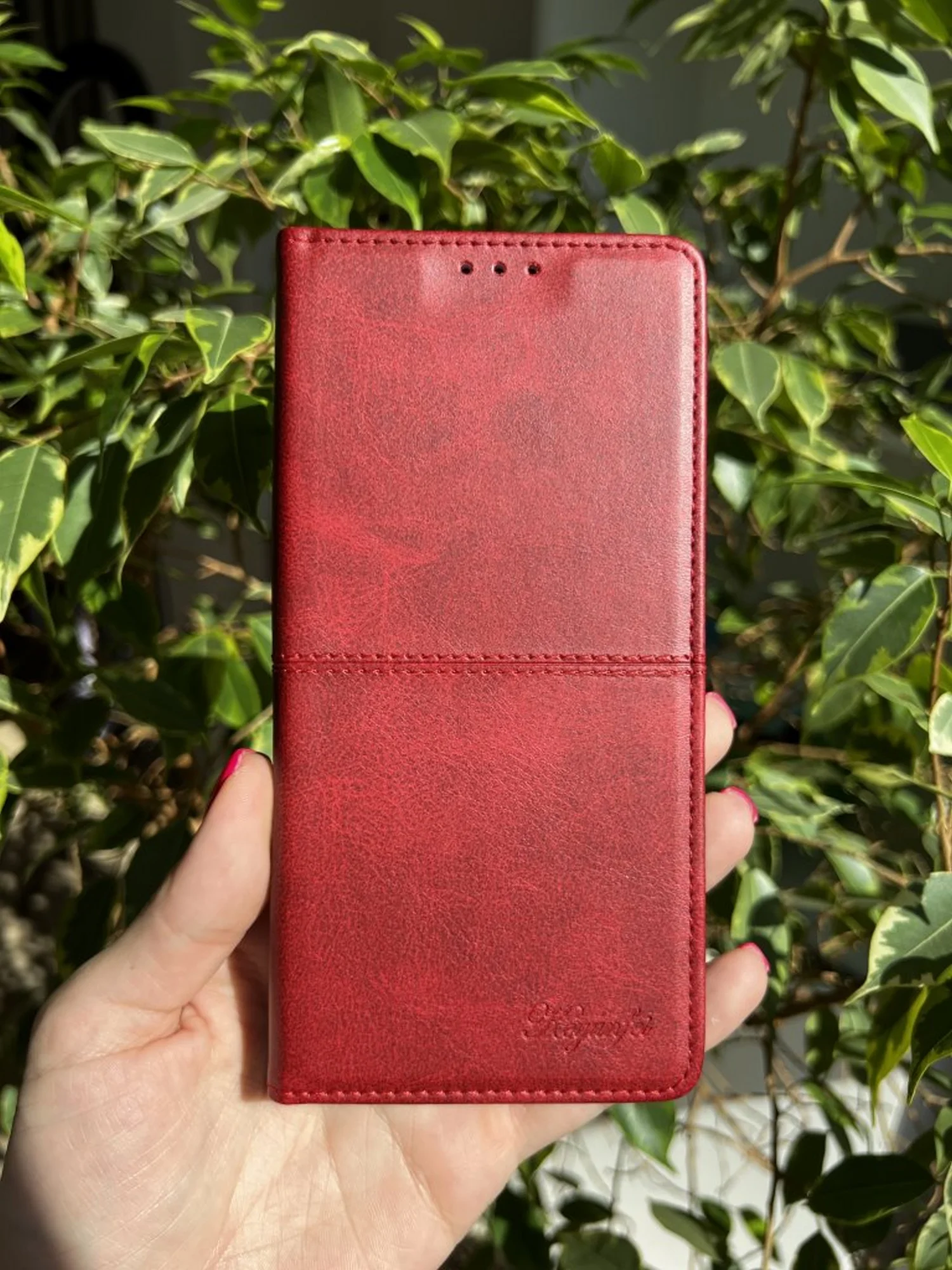 Красный чехол книжка elitcase для Realme 9 Pro и Realme 9 5G / Реалми 9 Про и Реалми 9 5G