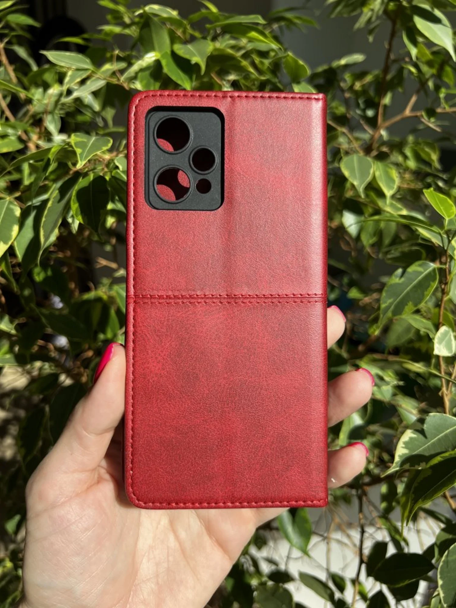 Красный чехол книжка elitcase для Realme 9 Pro и Realme 9 5G / Реалми 9 Про и Реалми 9 5G
