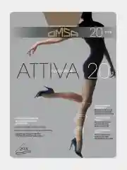 Бежевый капроновые колготки Omsa Attiva