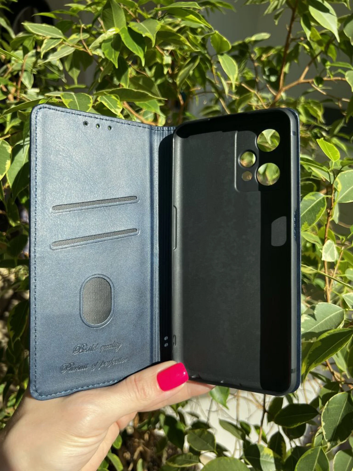 Синий чехол книжка elitcase для Realme 9 Pro и Realme 9 5G / Реалми 9 Про и Реалми 9 5G