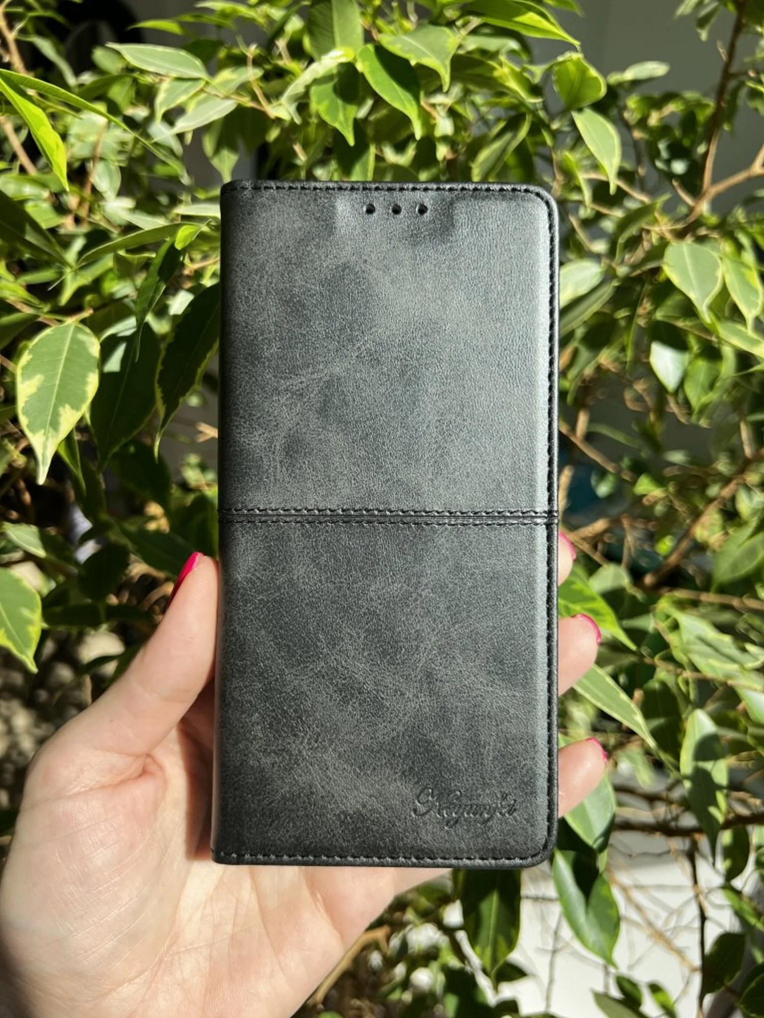 Черный чехол книжка elitcase для Realme 9 Pro и Realme 9 5G / Реалми 9 Про и Реалми 9 5G