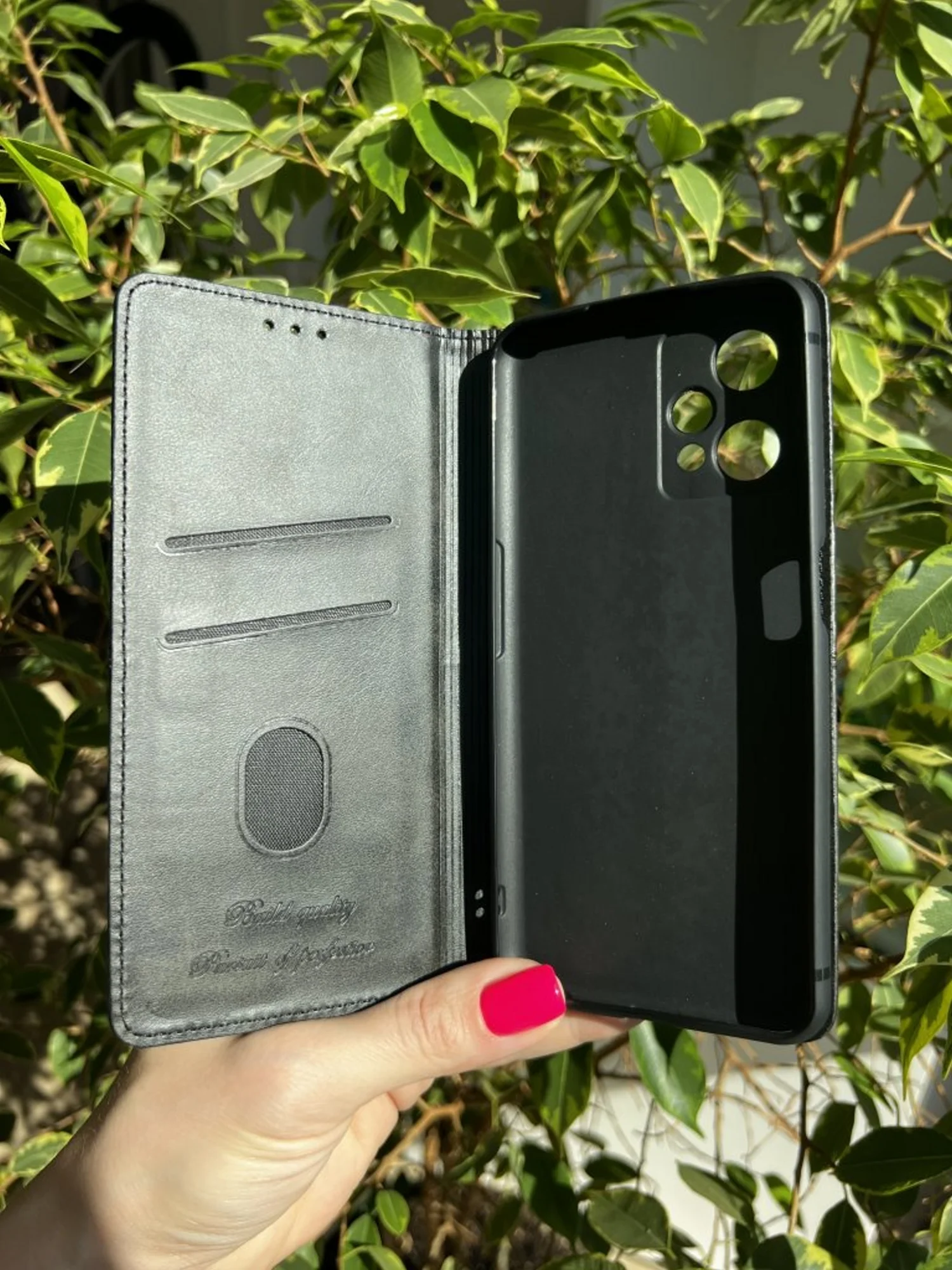 Черный чехол книжка elitcase для Realme 9 Pro и Realme 9 5G / Реалми 9 Про и Реалми 9 5G