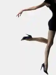 Черный капроновые колготки Omsa Attiva