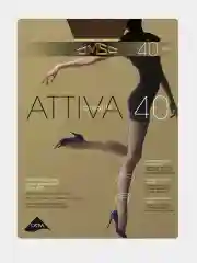 Шоколадный капроновые колготки Omsa Attiva
