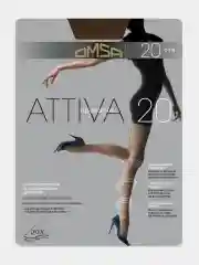 Шоколадный капроновые колготки Omsa Attiva