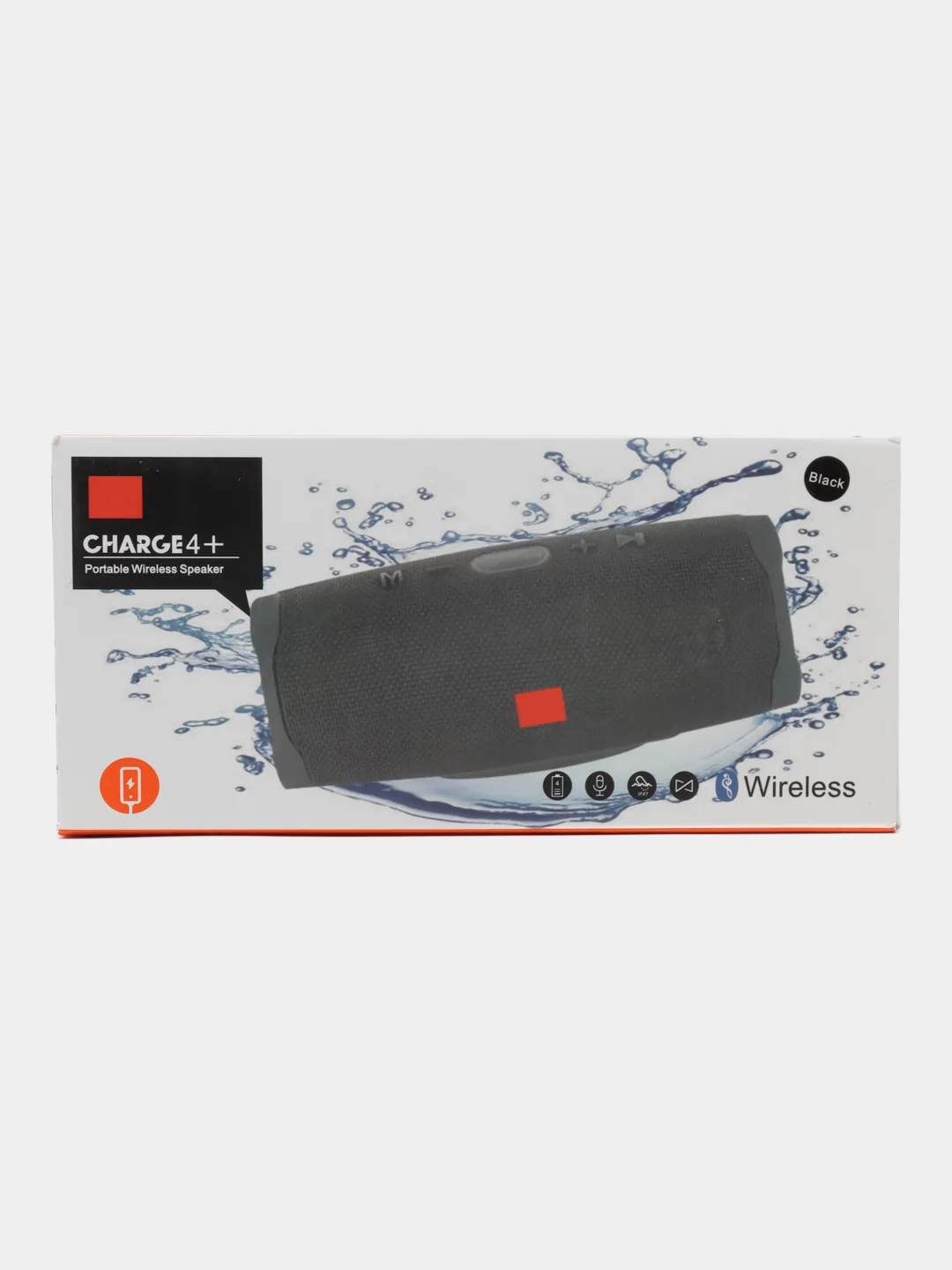 Черный портативная Bluetooth колонка блутуз Charge4 40w
