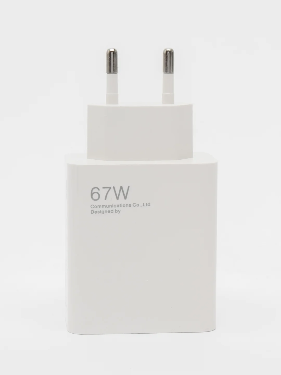 Белый зарядное устройство Quick charge 67w с кабелем usb type-c 6A Адаптер быстрая turbo зарядка