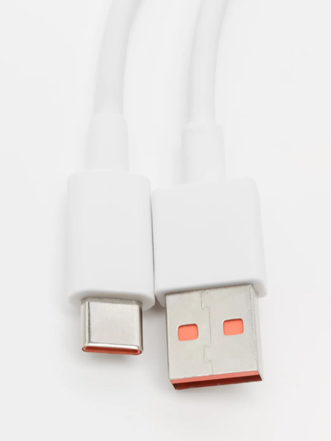 Белый зарядное устройство Quick charge 67w с кабелем usb type-c 6A Адаптер быстрая turbo зарядка