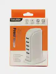 Белый настольная зарядная док станция USB разветвитель Адаптер питания устройство