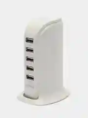 Белый настольная зарядная док станция USB разветвитель Адаптер питания устройство