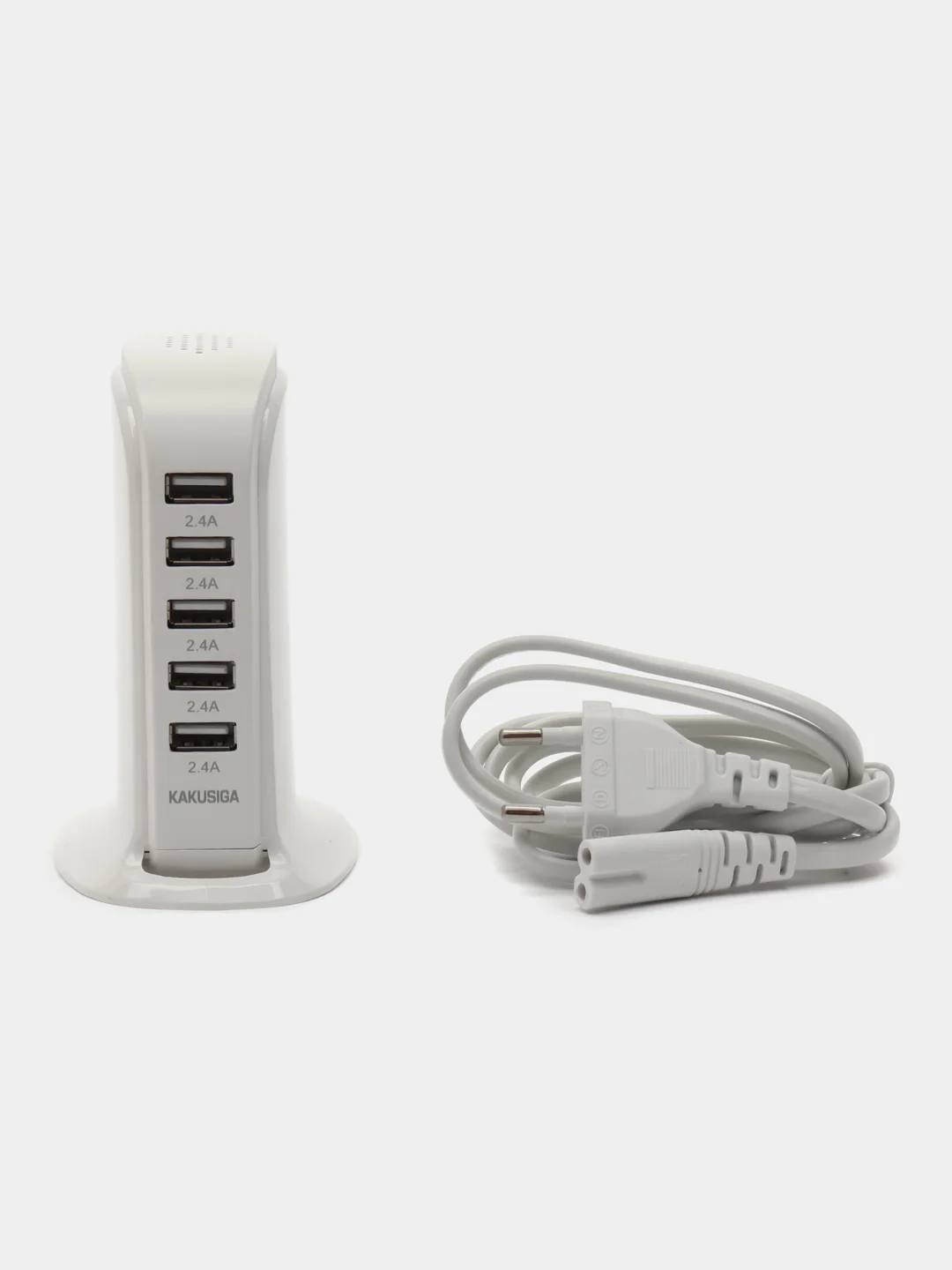 Белый настольная зарядная док станция USB разветвитель Адаптер питания устройство