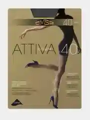 Угольный капроновые колготки Omsa Attiva