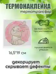 Пастельно-коралловый термонаклейка, термотрансфер, заплатка на одежду, 62 вида