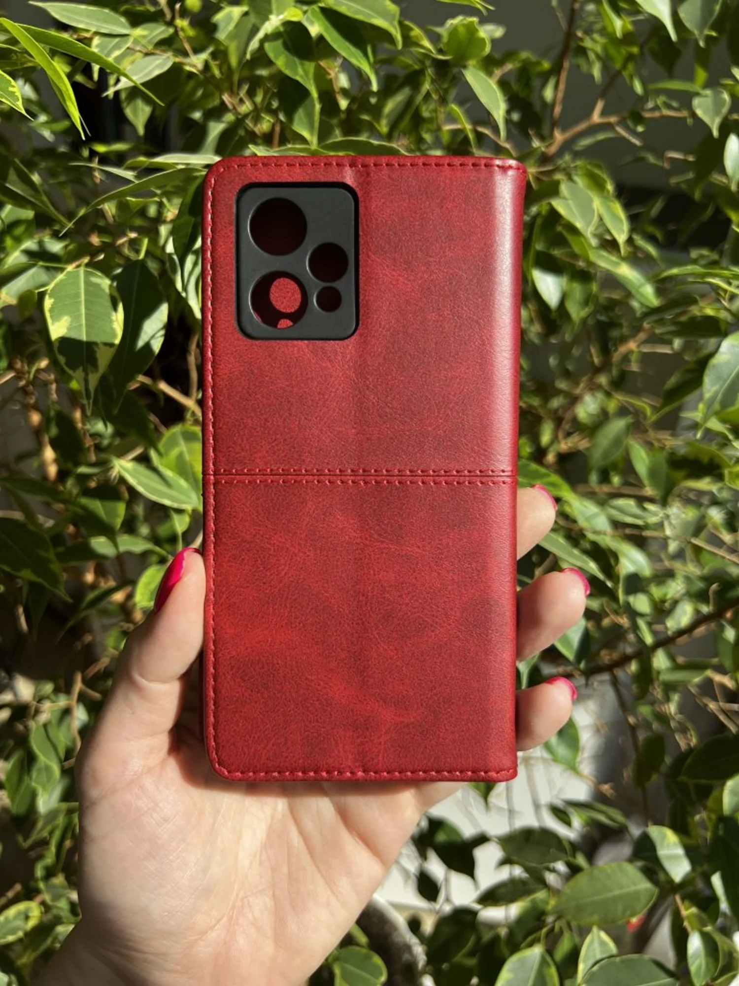 Красный чехол книжка elitcase для Realme 9 Pro Plus и Realme 9 4G / Реалми 9 Про + Реалми 9 4G