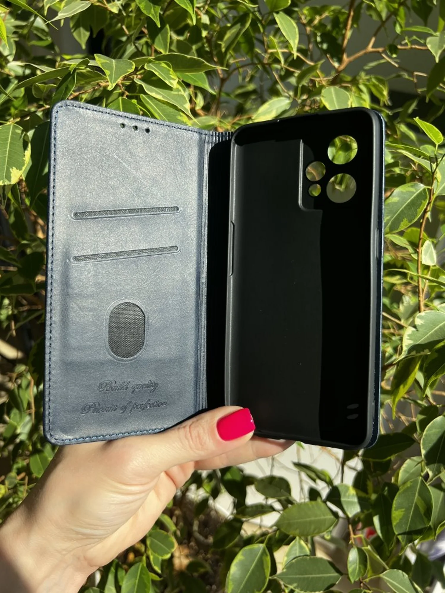 Синий чехол книжка elitcase для Realme 9 Pro Plus и Realme 9 4G / Реалми 9 Про + Реалми 9 4G