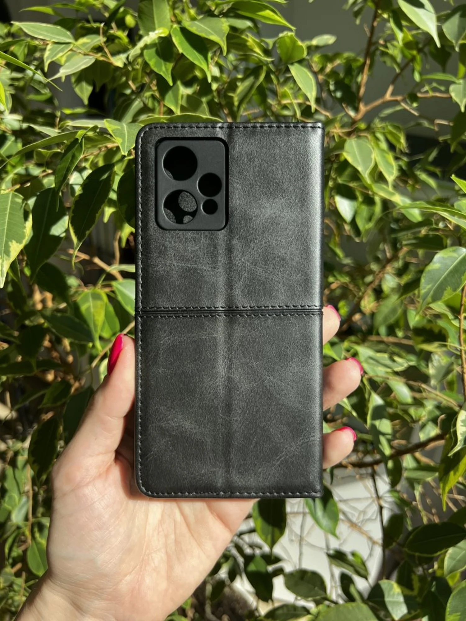 Черный чехол книжка elitcase для Realme 9 Pro Plus и Realme 9 4G / Реалми 9 Про + Реалми 9 4G