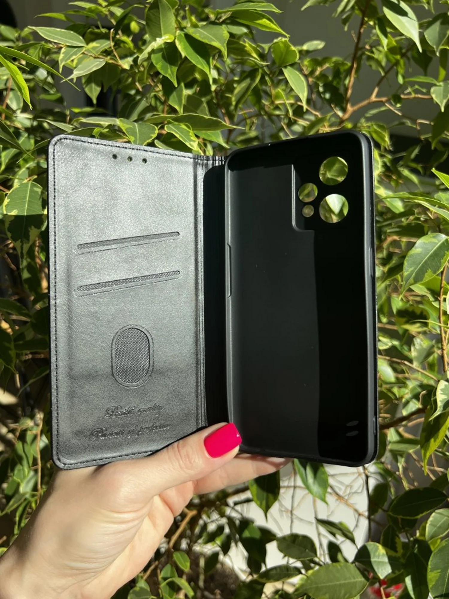 Черный чехол книжка elitcase для Realme 9 Pro Plus и Realme 9 4G / Реалми 9 Про + Реалми 9 4G